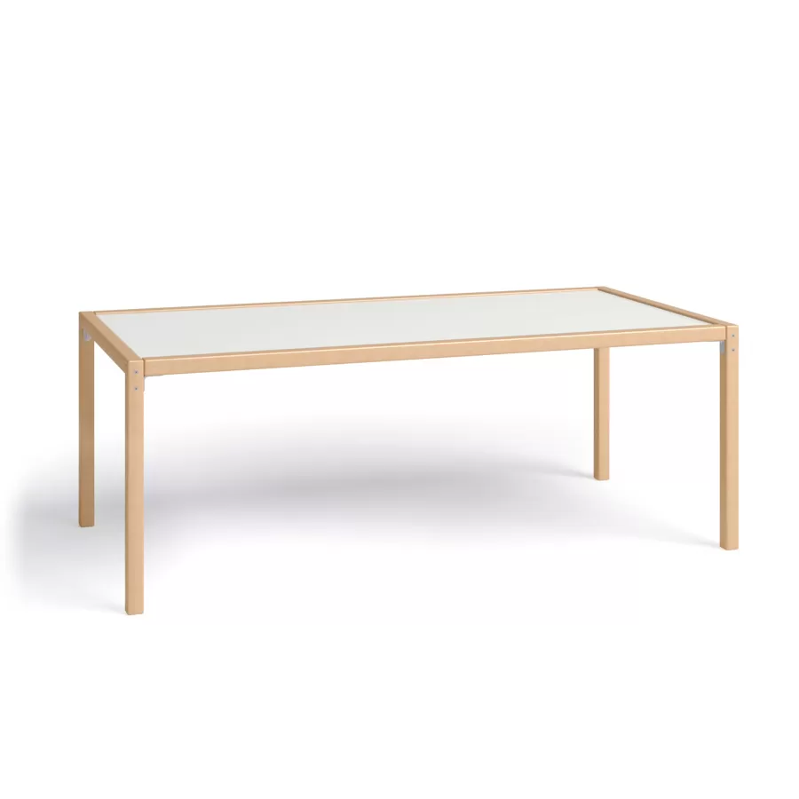 Tisch mit eingefasster Platte H74 B160 T80 FLÖTOTTO - 8034 Tisch mit eingfasster Platte B120 T80