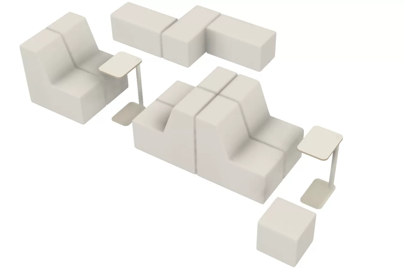 FLÖTOTTO - ACTIVE Hocker Würfel