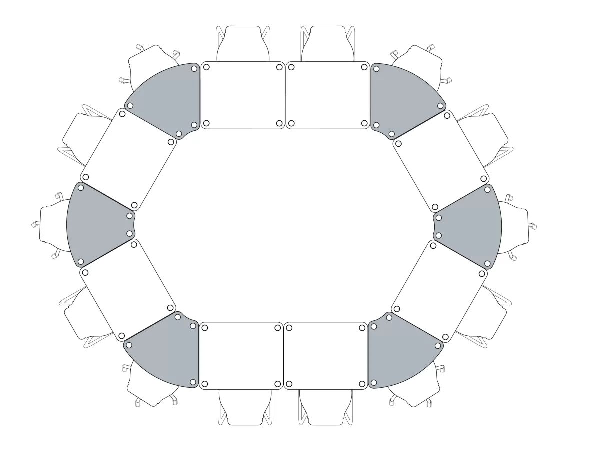 FLÖTOTTO - FLEX TABLE Segment 160