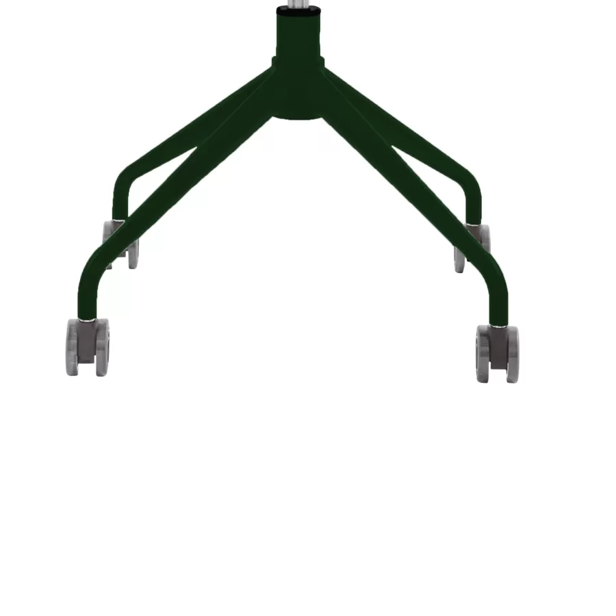 FLÖTOTTO - PRO CHAIR Vierstern-Aluminiumgestell mit Rollen
