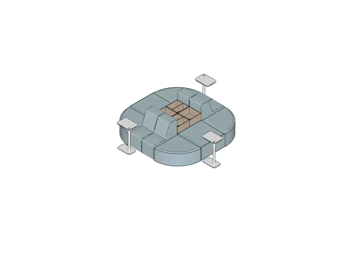 FLÖTOTTO - ACTIVE Polster Quadrat 80