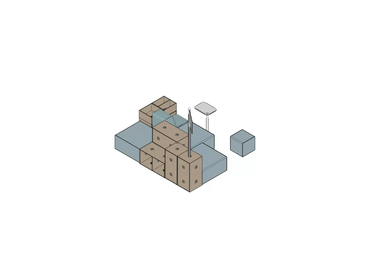FLÖTOTTO - ACTIVE Polster Quadrat 80