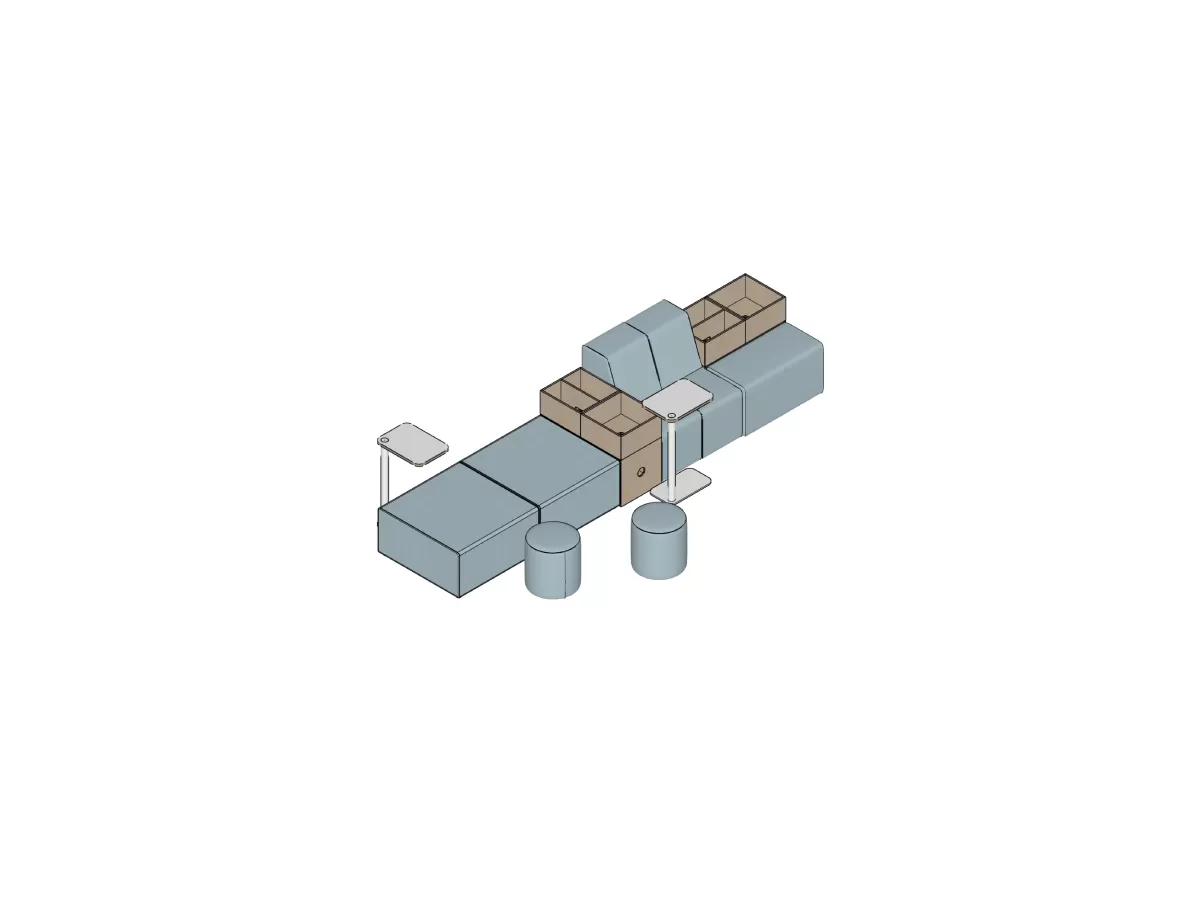FLÖTOTTO - ACTIVE Polster Quadrat 80