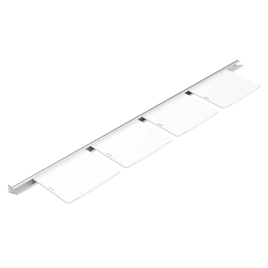 ANY Wandschiene 4er - 4 ANY Boards FLÖTOTTO - ANY Wandschiene