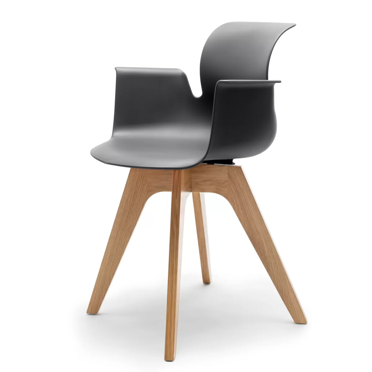 FLÖTOTTO - PRO ARMCHAIR – Vierstern-Holzgestell