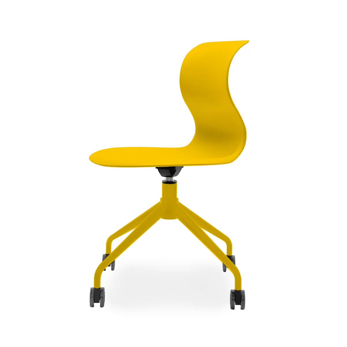 FLÖTOTTO - PRO CHAIR Vierstern-Aluminiumgestell mit Rollen